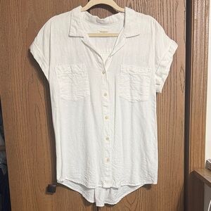 Universal Thread Cream Button-Down Shirt